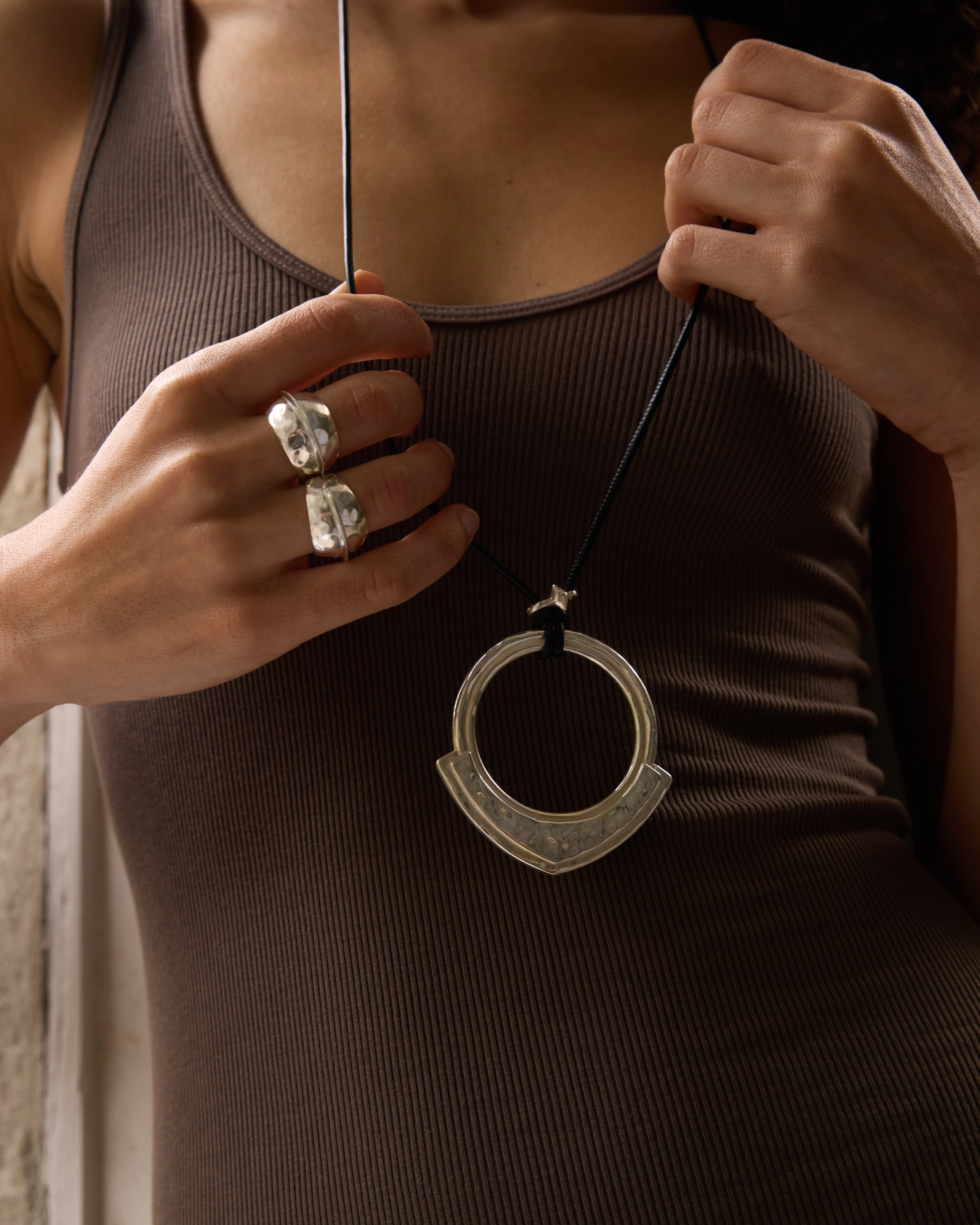 Harlow Arch Pendant Necklace - Image 8